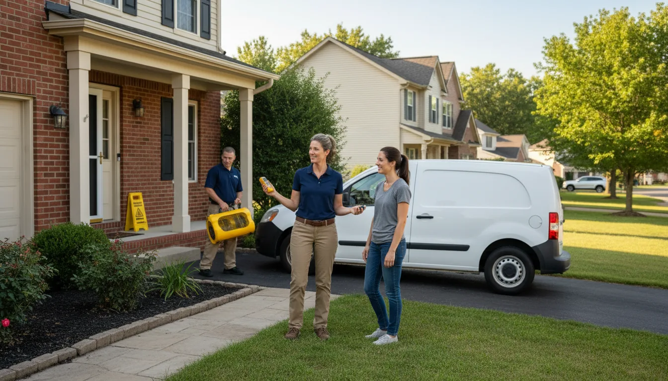 Water restoration image for Fire And Smoke Damage Restoration in Camden, MI